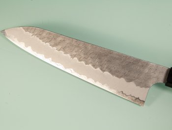 Nigara AS Satin Tsuchime Wa-Gyuto 200mm Walnut/Buffalo