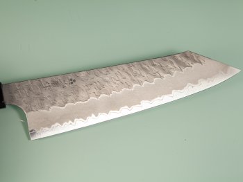 Nigara AS Satin Tsuchime Wa-Kiritsuke Gyuto 200mm Walnut/Buffalo