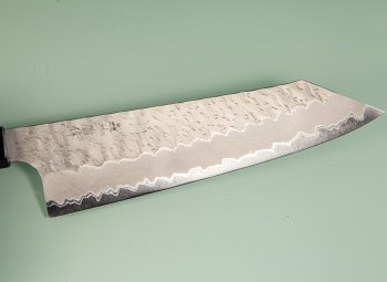 Nigara AS Satin Tsuchime Wa-Kiritsuke Gyuto 200mm Walnut/Buffalo