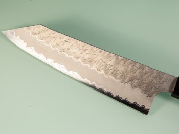 Nigara AS Satin Tsuchime Wa-Kiritsuke Gyuto 200mm Walnut/Buffalo