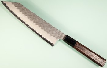 Nigara AS Satin Tsuchime Wa-Kiritsuke Gyuto 200mm Wenge/Buffalo