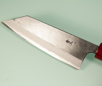Muneishi AO2 Kurouchi Wa-Kiritsuke 120mm