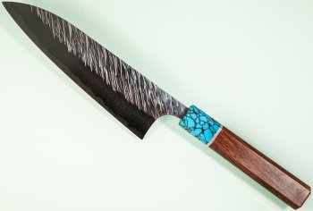 Yu Kurosaki R2 Fujin Turquoise Wa-Ko-Santoku 150mm