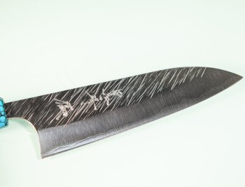 Yu Kurosaki R2 Fujin Turquoise Wa-Ko-Santoku 150mm