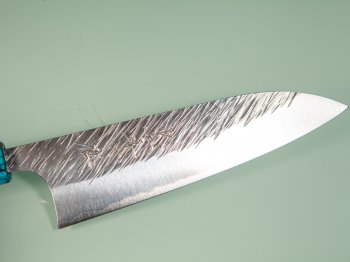 Yu Kurosaki R2 Fujin Turquoise Wa-Ko-Santoku 150mm