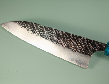 Yu Kurosaki R2 Fujin Turquoise Wa-Ko-Santoku 150mm