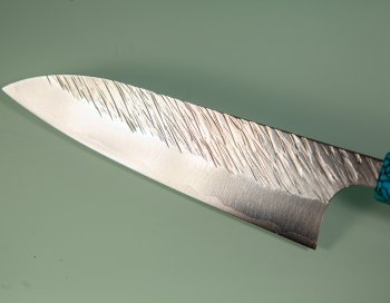 Yu Kurosaki R2 Fujin Turquoise Wa-Ko-Santoku 150mm