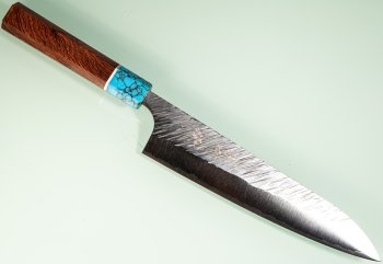 Yu Kurosaki R2 Fujin Turquoise Wa-Gyuto 215mm