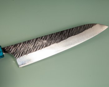 Yu Kurosaki R2 Fujin Turquoise Wa-Gyuto 215mm
