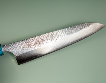 Yu Kurosaki R2 Fujin Turquoise Wa-Gyuto 215mm