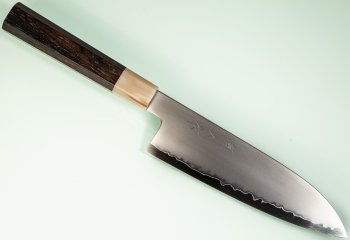 Myojin Riki Seisakusho SG2 Wa-Santoku 170mm Ebony