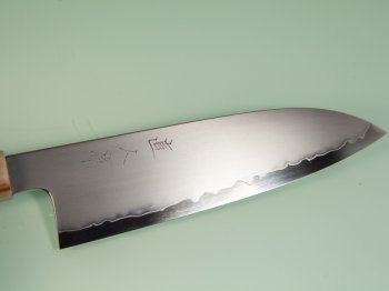 Myojin Riki Seisakusho SG2 Wa-Santoku 170mm Ebony