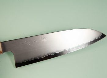 Myojin Riki Seisakusho SG2 Wa-Santoku 170mm Ebony