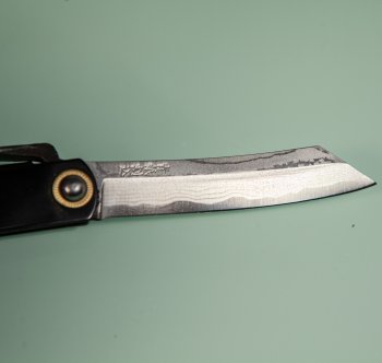 Higonokami Aogami 2 Damascus 80mm