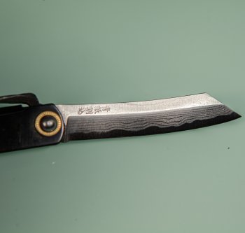 Higonokami Aogami 2 Damascus 80mm