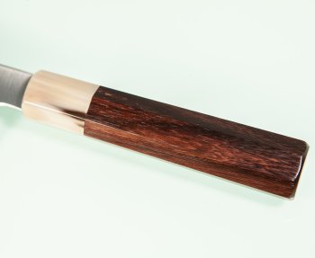 Myojin Riki Seisakusho Cobalt Wa-Santoku 170mm Rosenholz/helles Bffelhorn