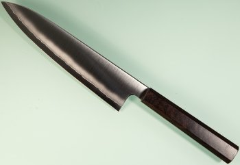 Myojin Riki Seisakusho Cobalt Wa-Gyuto 210mm Mono Ebony
