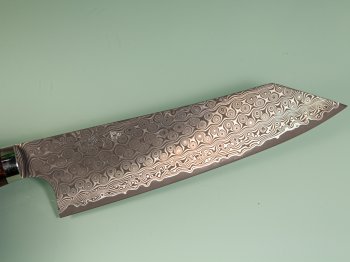 Nigara R2 Anmon Damascus Kiritsuke 200mm Ironwood