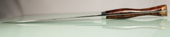 Nigara R2 Anmon Damascus Gyuto 200mm Ironwood