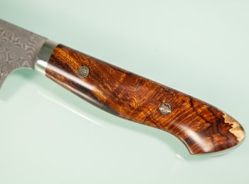 Nigara R2 Anmon Damascus Gyuto 200mm Ironwood