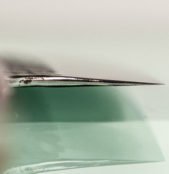 Nigara R2 Kurouchi Tsuchime Santoku 170mm Karin