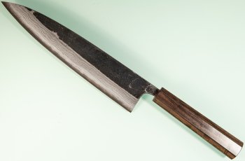 Hatsukokoro Kumokage AO2 Kuro Dama Wa-Gyuto 240mm Bubinga