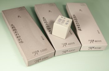 Morihei 6er Set #500/#1000/#4000/#6000/#8000/#12000/Nagura extrafein