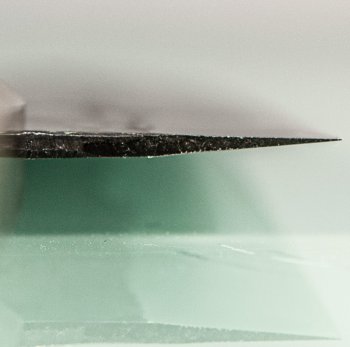 Takeo Murata Aogami 1 Wa-Gyuto 215mm gelb stabilisiert mit Ring