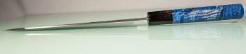 Tanaka Kurouchi AO2 Wa-Monster-Bunka 200mm blau stabilisiert Bffelhorn