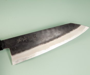 Tanaka Kurouchi AO2 Wa-Monster-Bunka 200mm blau stabilisiert Bffelhorn