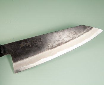 Tanaka Kurouchi AO2 Wa-Monster-Bunka 200mm blau stabilisiert Bffelhorn