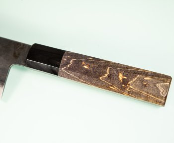 Tanaka Kurouchi AO2 Wa-Monster-Bunka 200mm gelb stabilisiert Bffelhorn