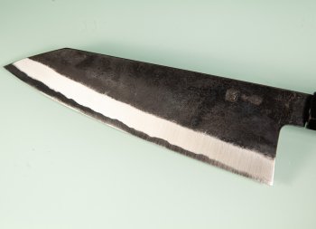 Tanaka Kurouchi AO2 Wa-Monster-Bunka 200mm gelb stabilisiert Bffelhorn
