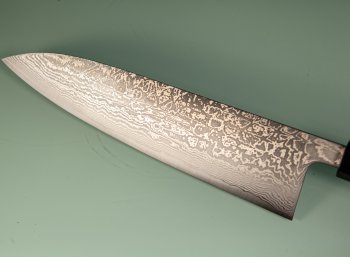 Shiro Kamo Pulverstahl Wa-Gyuto 215mm Wenge
