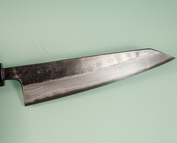 Hatsukokoro Kumokage AO2 Kuro Dama Wa-Honesuki 150mm Teak