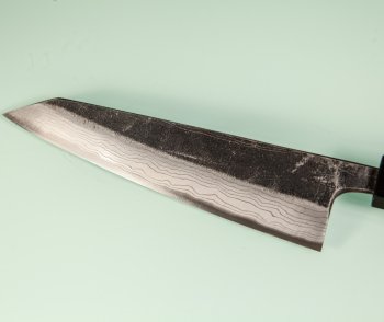 Hatsukokoro Kumokage AO2 Kuro Dama Wa-Honesuki 150mm Teak