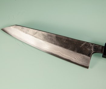 Hatsukokoro Kumokage AO2 Kuro Dama Wa-Honesuki 150mm Teak