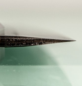 Hatsukokoro Kumokage AO2 Kuro Dama Wa-Honesuki 150mm Teak