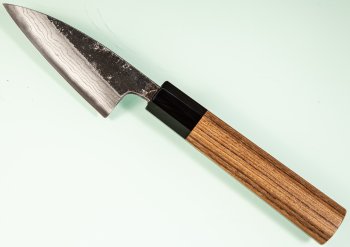 Hatsukokoro Kumokage AO2 Kuro Dama Wa-Petty 80mm Teak