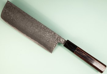 Shiro Kamo Pulverstahl Wa-Nakiri 170mm Wenge