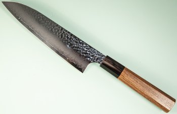 Hatsukokoro VG10 Tsuchime Wa-Santoku 175mm Teak