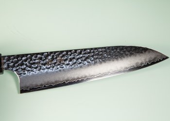 Hatsukokoro VG10 Tsuchime Wa-Santoku 175mm Teak