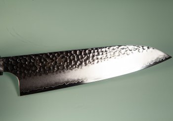 Hatsukokoro VG10 Tsuchime Wa-Santoku 175mm Teak