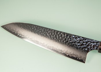 Hatsukokoro VG10 Tsuchime Wa-Santoku 175mm Teak