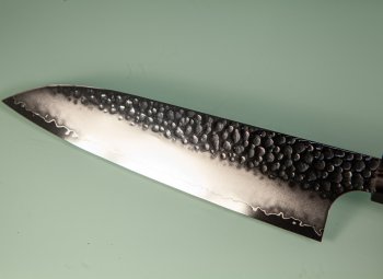 Hatsukokoro VG10 Tsuchime Wa-Santoku 175mm Teak