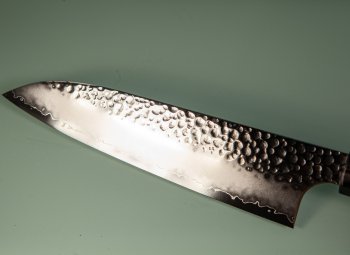 Hatsukokoro VG10 Tsuchime Wa-Santoku 175mm Teak