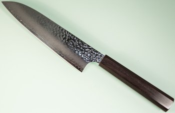 Hatsukokoro VG10 Tsuchime Wa-Santoku 175mm Ebony