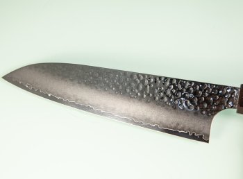 Hatsukokoro VG10 Tsuchime Wa-Santoku 175mm Ebony