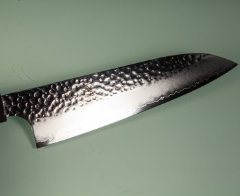 Hatsukokoro VG10 Tsuchime Wa-Santoku 175mm Ebony