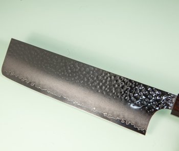 Hatsukokoro VG10 Tsuchime Wa-Nakiri 170mm Ebony